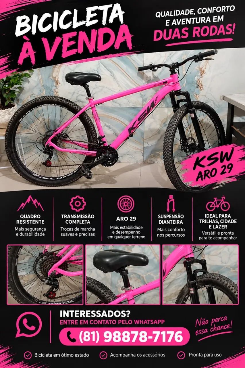 Bicicleta pra vender logo 