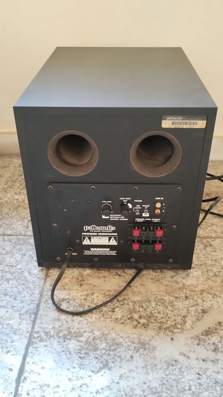 Polk audio ポークオーディオ PSW250 アクティブサブウーハー Subwoofer Polk Áudio Psw-250 - Aparelhos de Som - Maria Helena