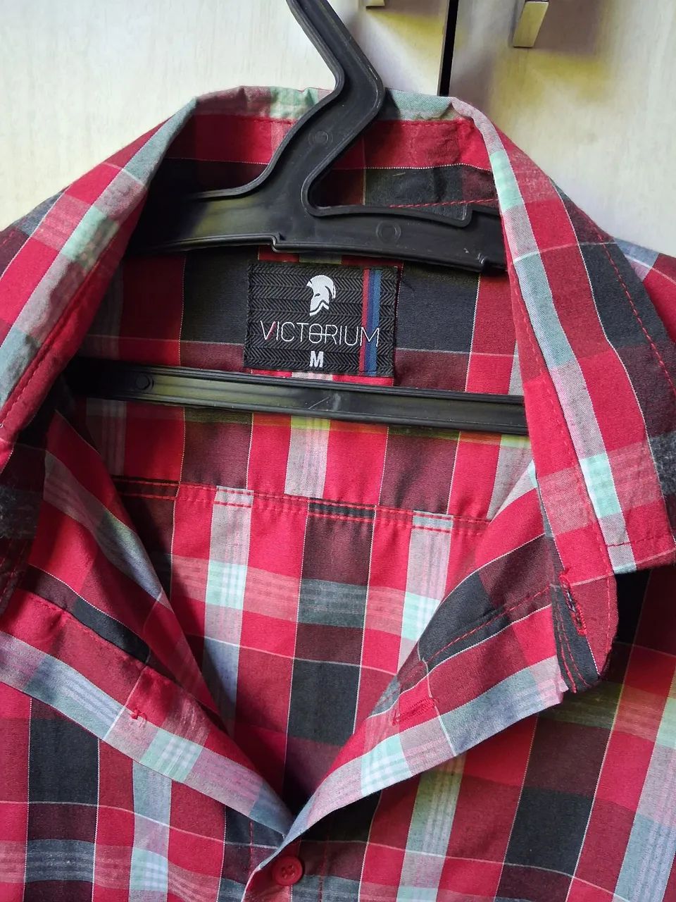 Camisa de manga longa _ quadriculada  - Foto 3