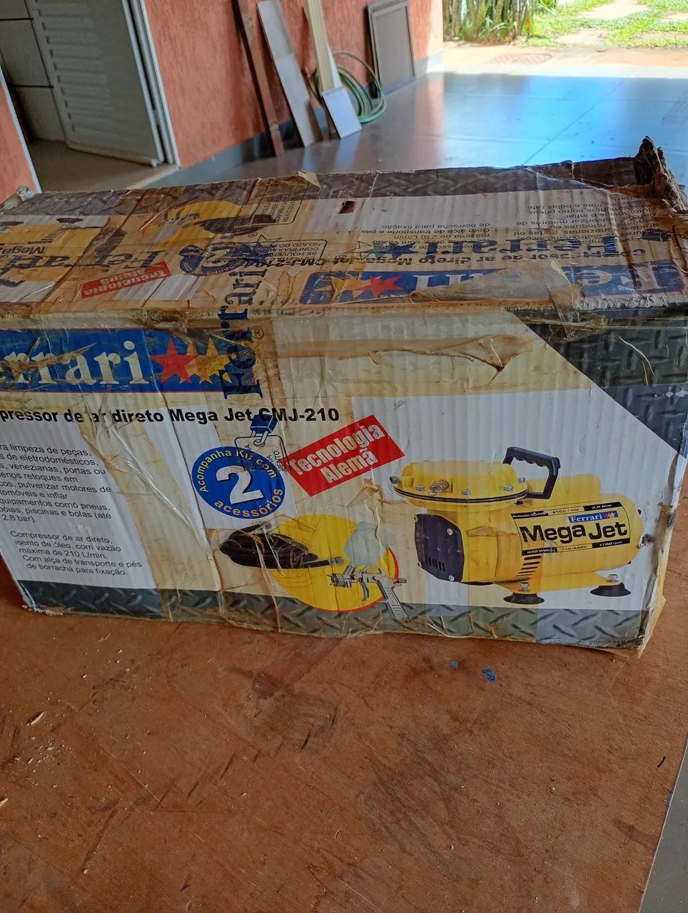 Compressor Ar Direto Mega Jet Usado  - Foto 5