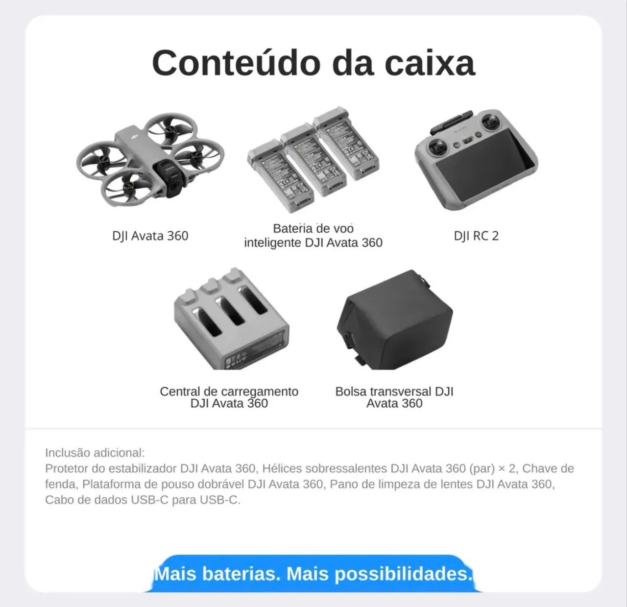 Drone DJI Avata 360 Fly More Combo  - Foto 2