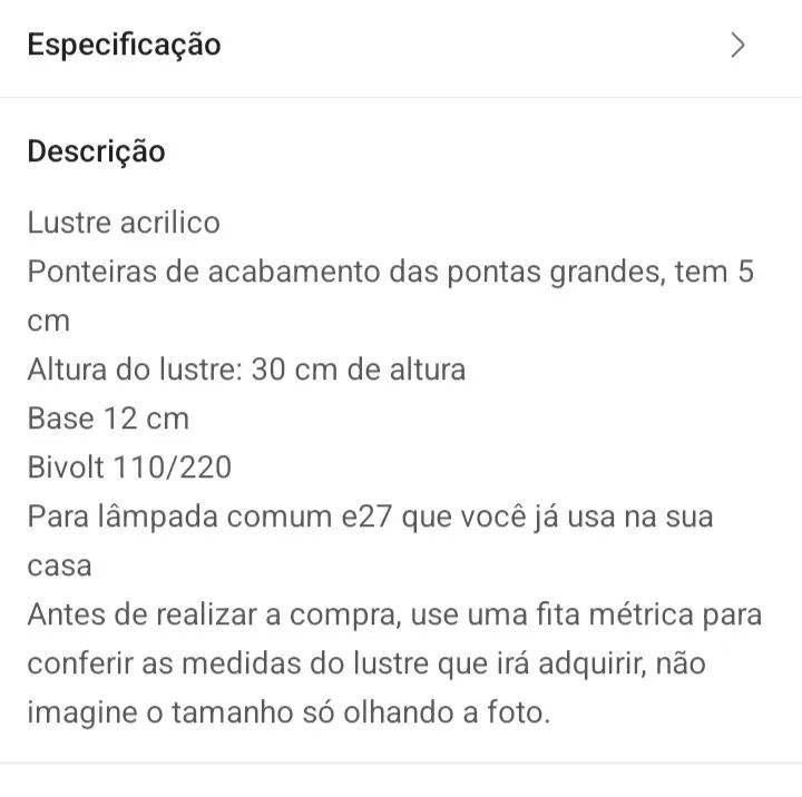 Lustre lindíssimo  - Foto 5