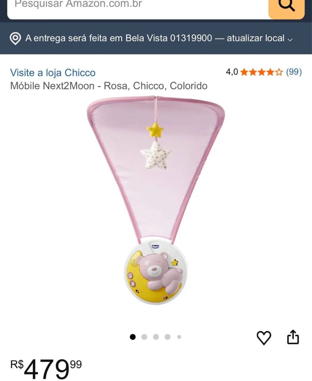 Móbile para berço 