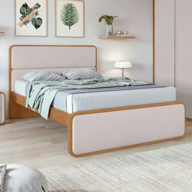 Cama Casal Loop Luxo 1,40m Easy Like Conforto e Durabilidade