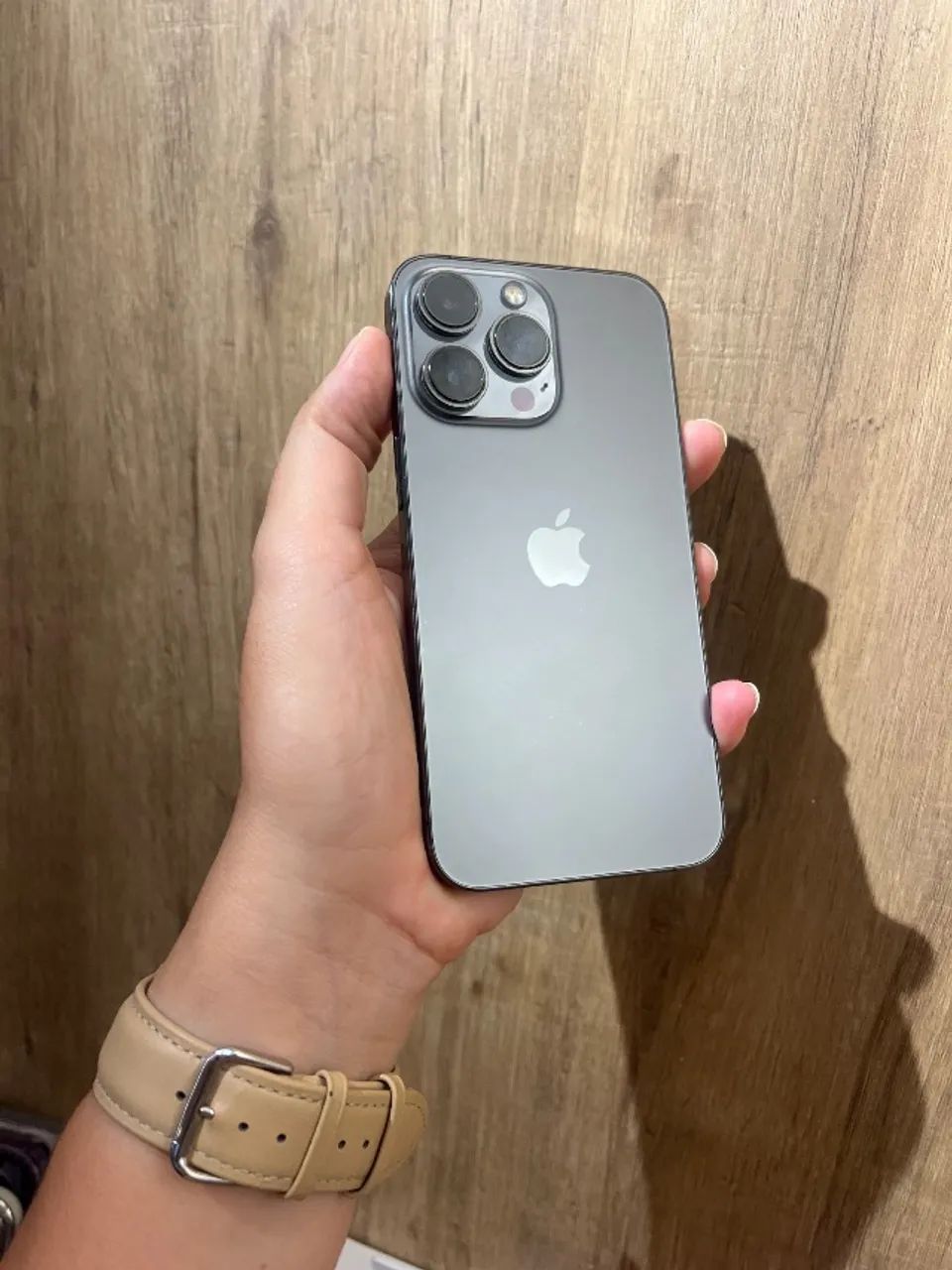 IPHONE 13 PRO, 256GB, GRAFITE, COM MSG DE CÂMERA GENUÍNA 