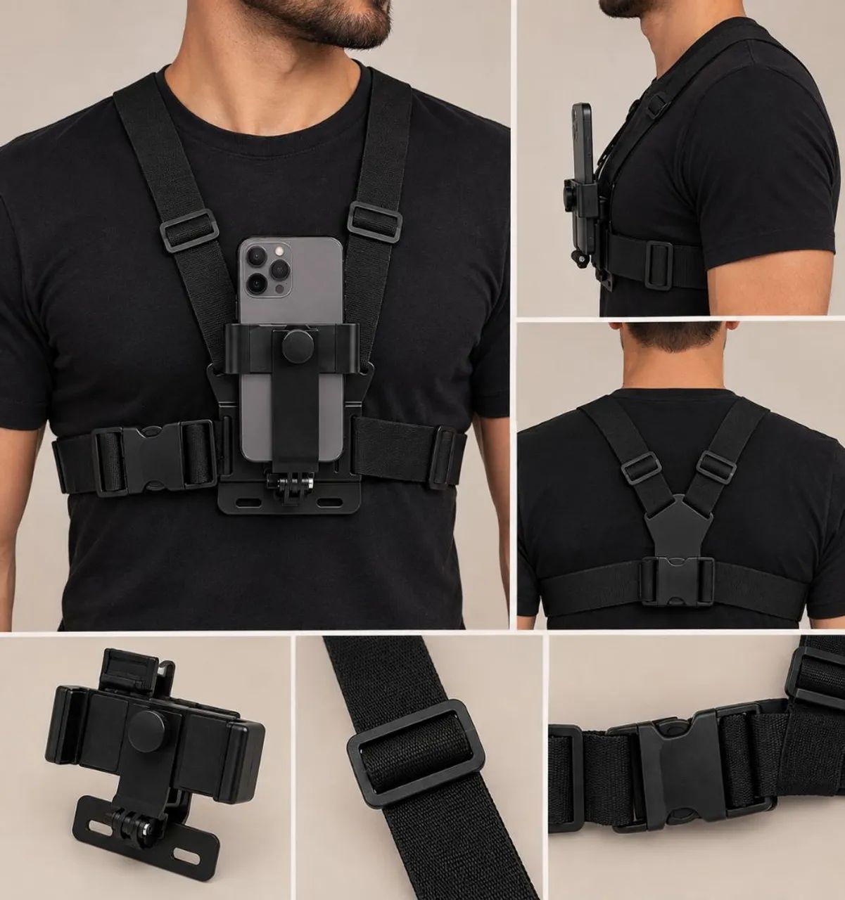 Suporte de Peito para Celular 