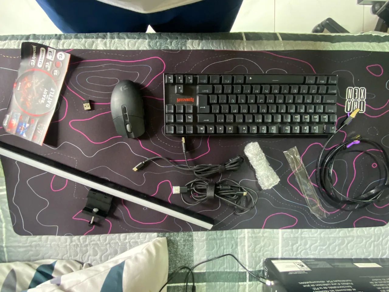 TECLADO E MOUSE REDRAGON SEM FIO R$500 - Foto 4