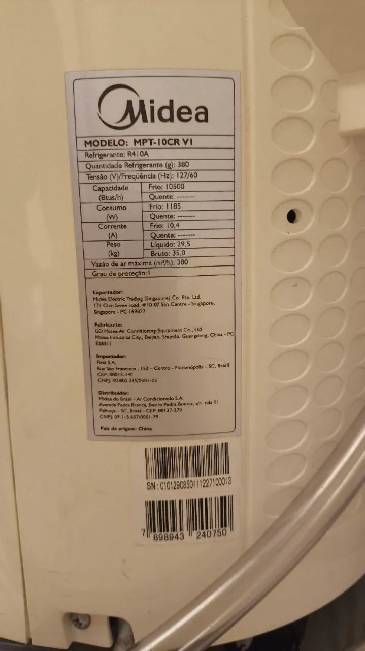 Vêndo Ar condicionado portátil de 10500 - Foto 3