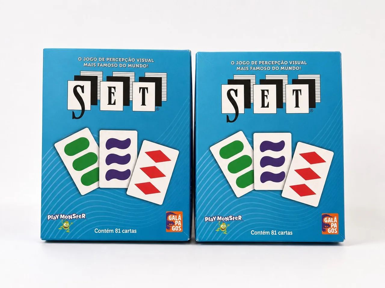 2 Jogos de Cartas SET Galápagos - Percepção Visual