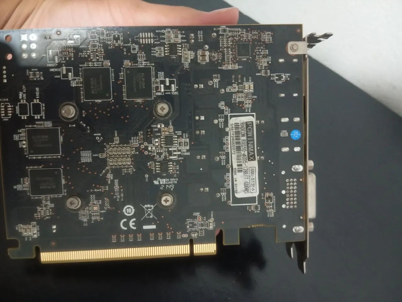 Placa de Vídeo RX 550 4GB - Foto 2
