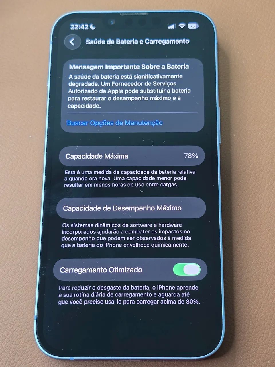 iPhone 14 128gb Azul americano e-sim  - Foto 2