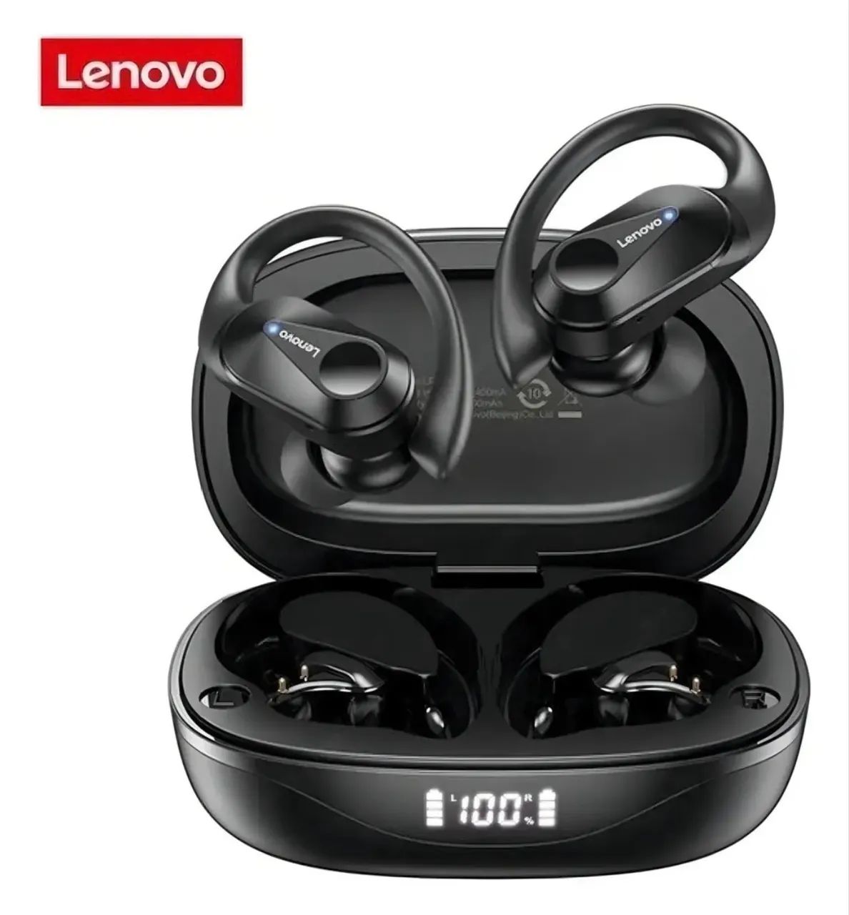 Fone Bluetooth 5.3 lenovo levipodos lp75 corrida thinkplus  - Foto 5