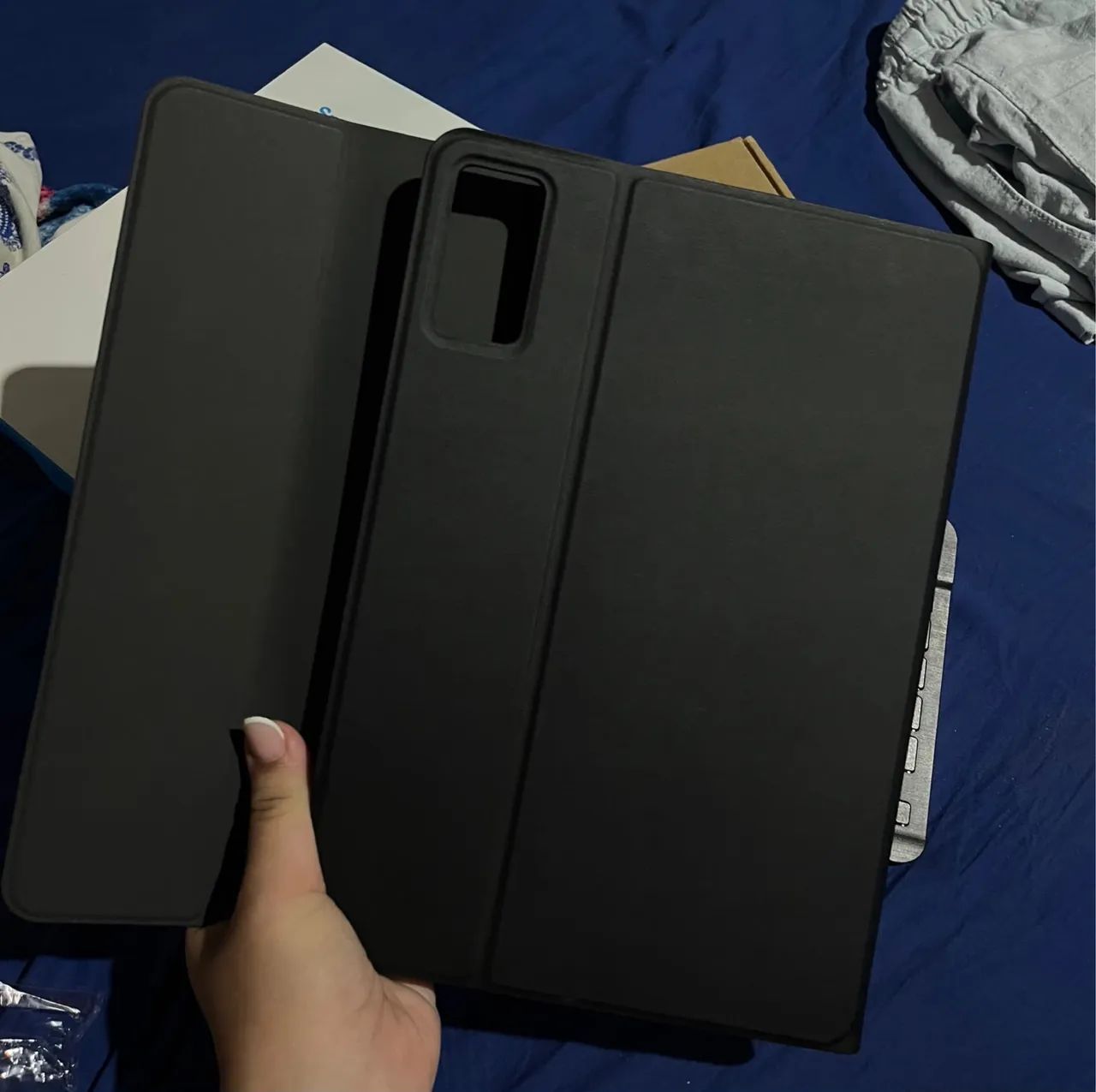 KIT: CAPA, TECLADO E MOUSE NA COR PRETA - Foto 5