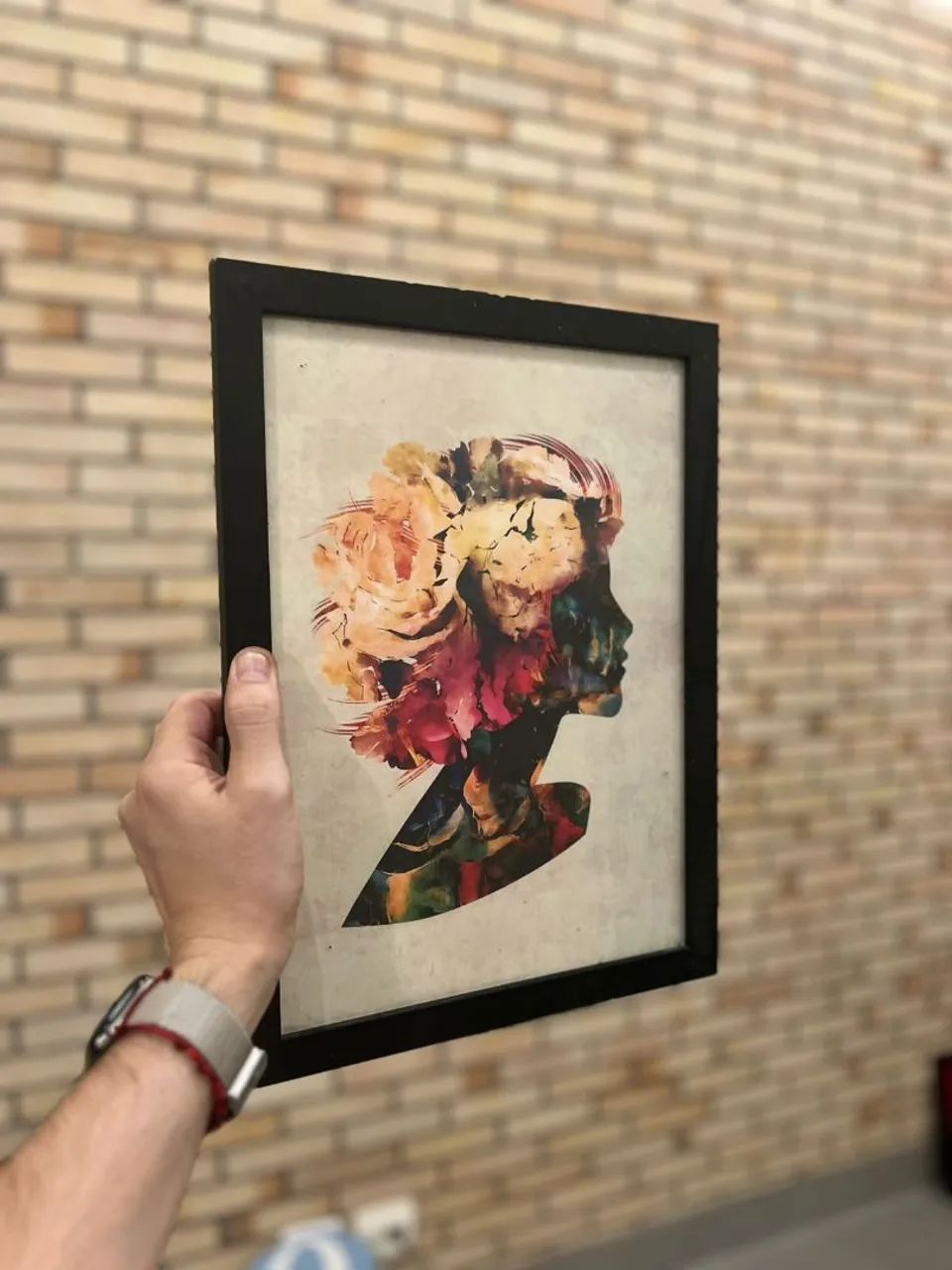 Quadro Inspire-se com vidro