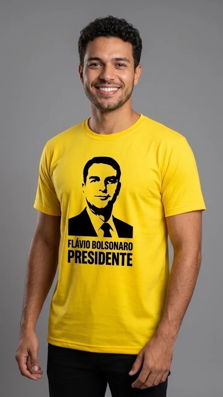 CAMISA FLÁVIO BOLSONARO - Foto 2
