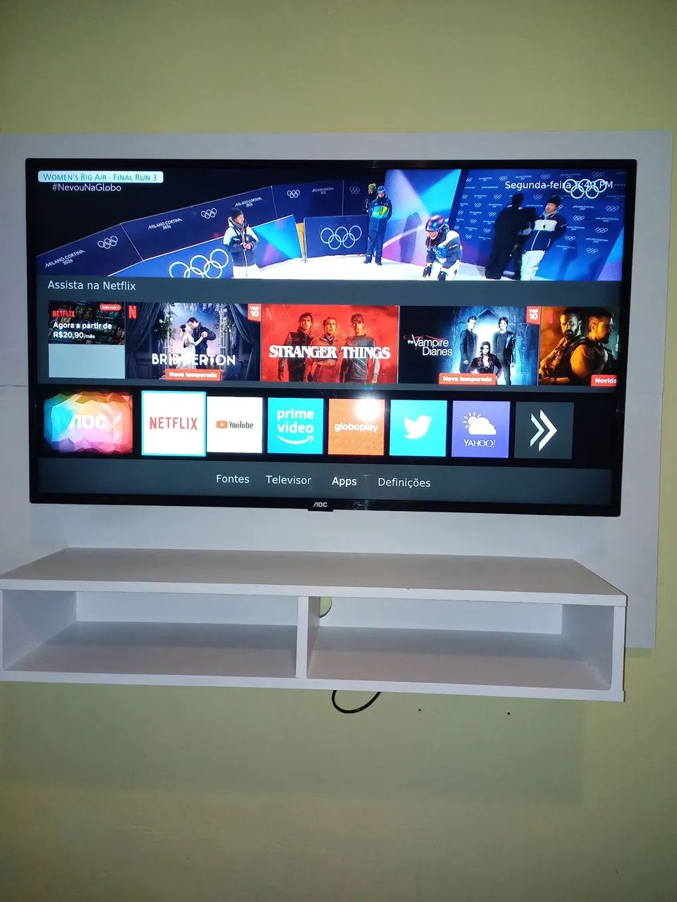 Smart tv Led AOC 43 polegadas+ painel  - Foto 5