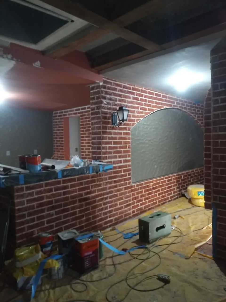 Tijolinhos Rústicos cimentícios - Fachadas, muros, paredes internas e externas - Foto 5