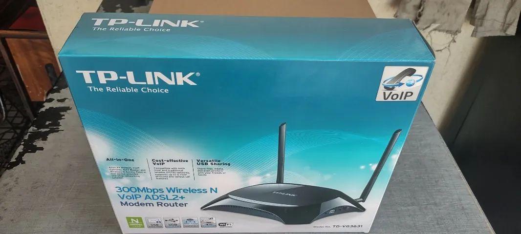 Modem roteador TP-LINK TD-VG3631 - (USADO) - Foto 3