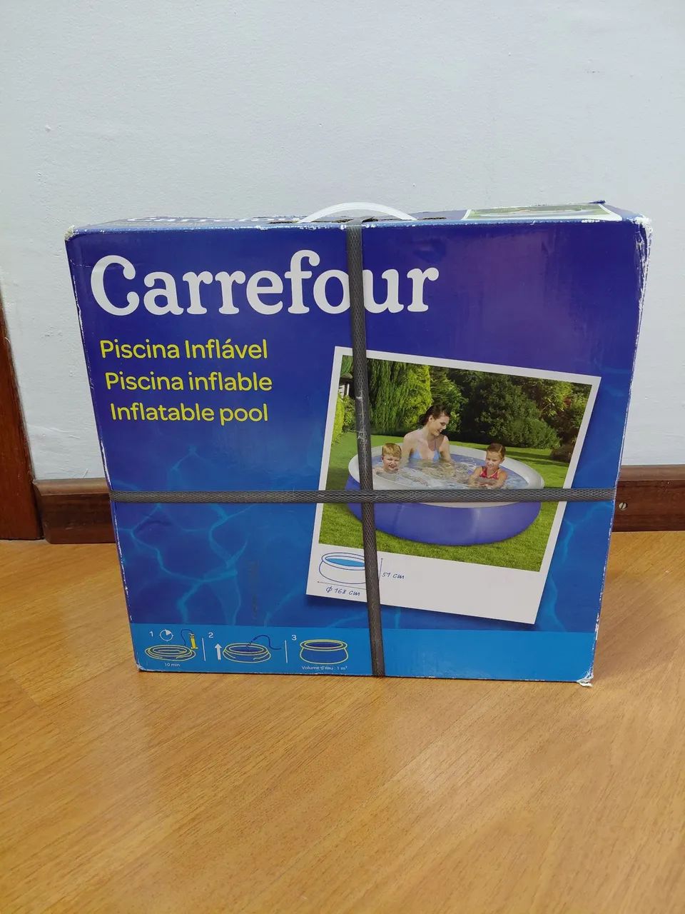 Piscina nova na caixa 168cm X 51cm