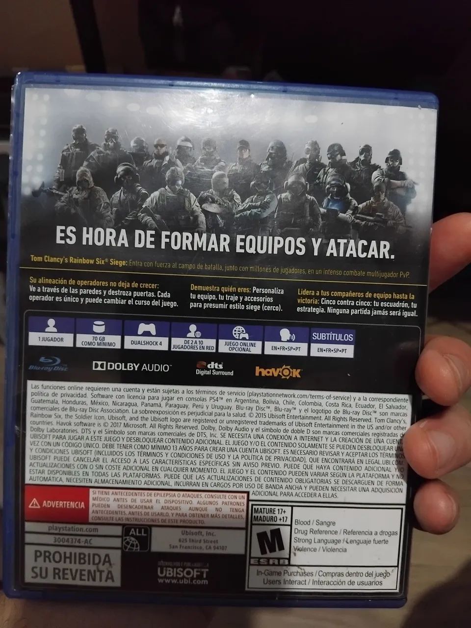 Jogo de Ps4 - Rainbox Six Siege - Foto 2