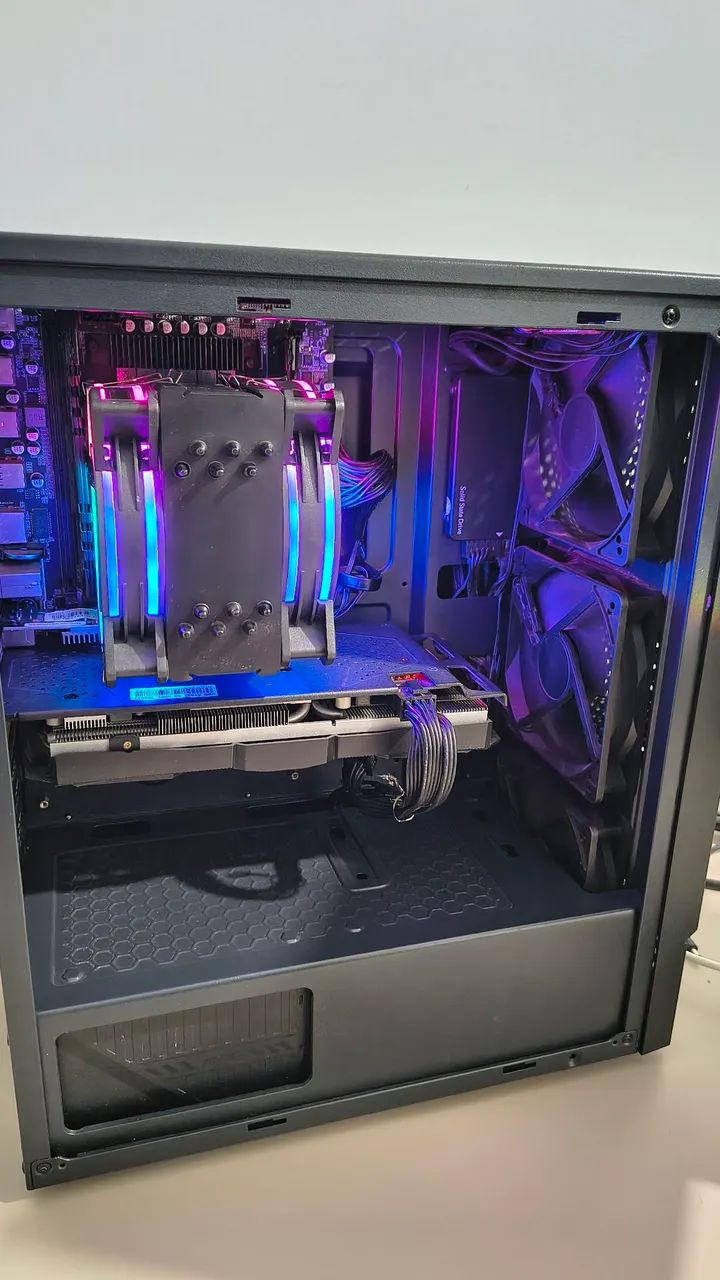 Computador Gamer Intel Xeon 12 core/24 thread, SSD 1TB, 16GB, RX580 8GB 256bits
