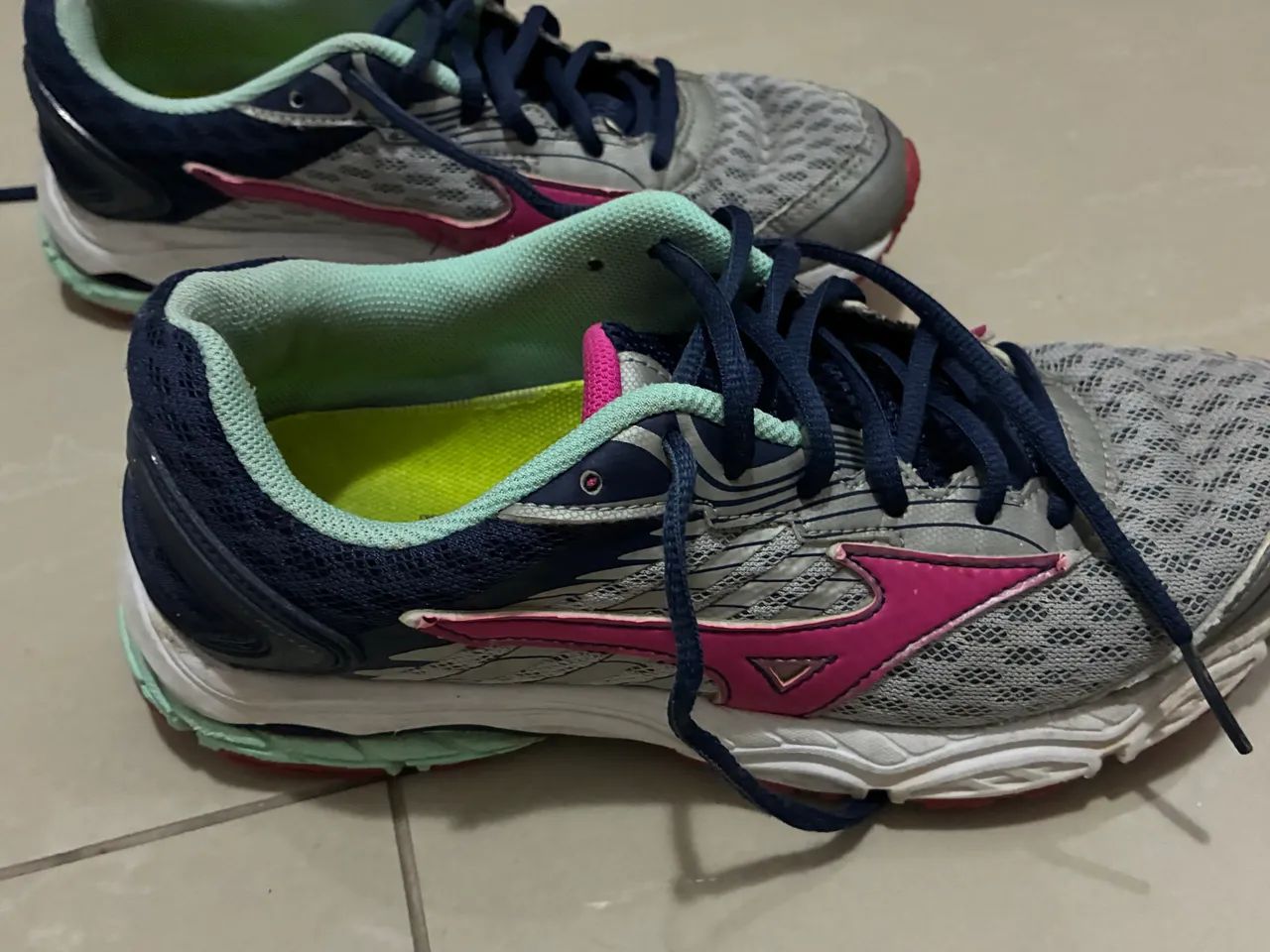 tenis mizuno feminino cinza 37 - Foto 3