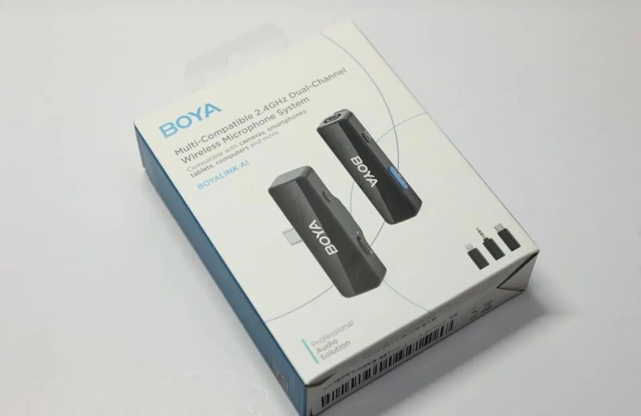 Boya Microfone Sem Fio Lapela Boyalink A1 para iPhone/Android/Câmera