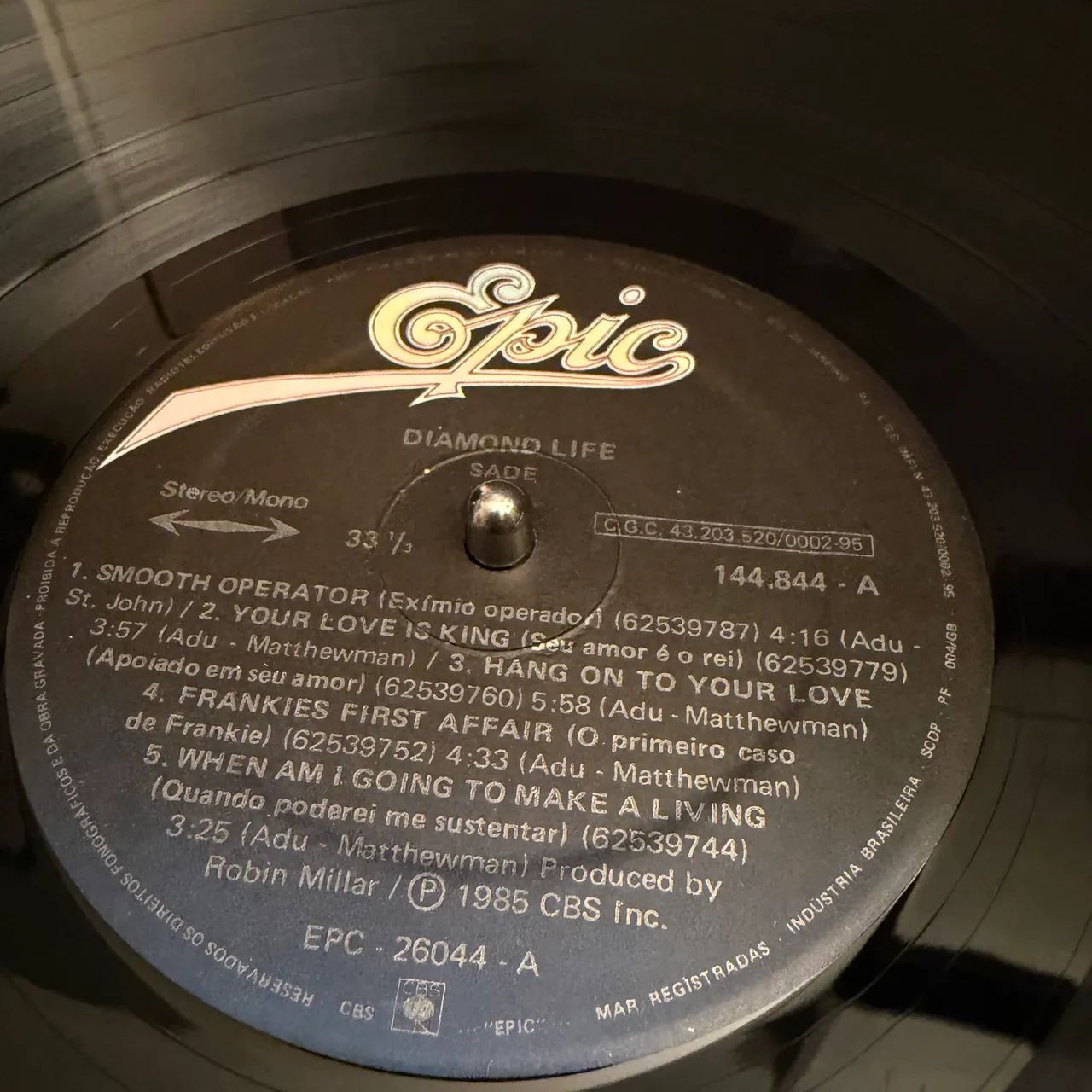 Sade Diamond  Life disco de vinil lp - Foto 3