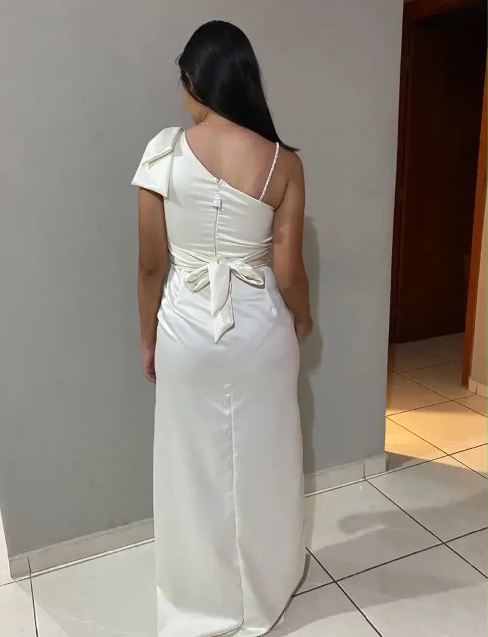 Vestido de festa branco  - Foto 3