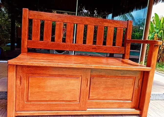 Bancos Premium em Angelim com Armários Integrados | Elegância e Funcionalidade. - Foto 3