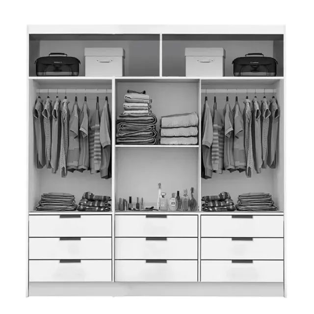 Guarda Roupa Sevilha 3 Portas Branco PRODUTO TOTALMENTE NOVO - Foto 2