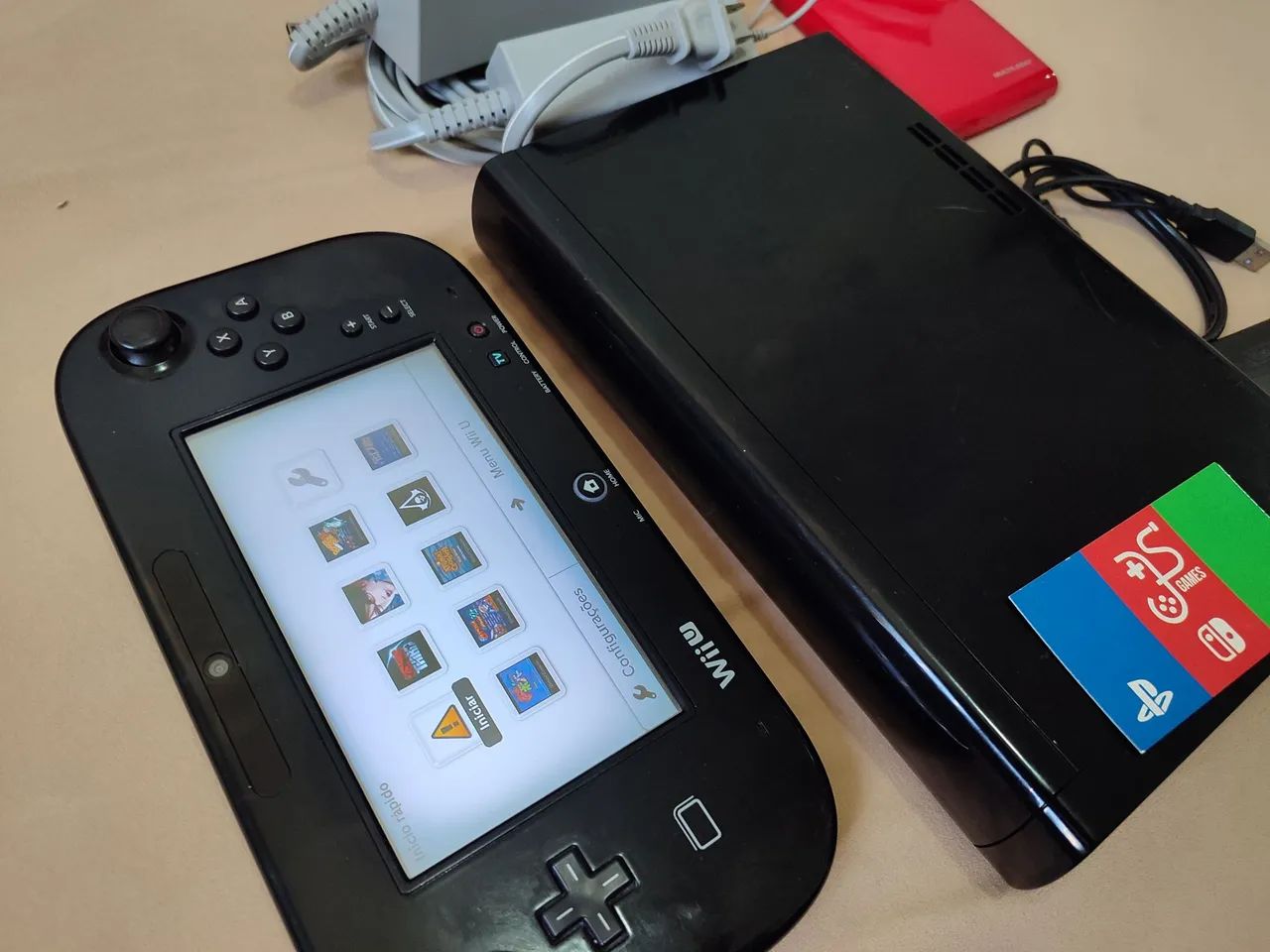 Nintendo Wiiu 1 terá completo com jogos  - Foto 5