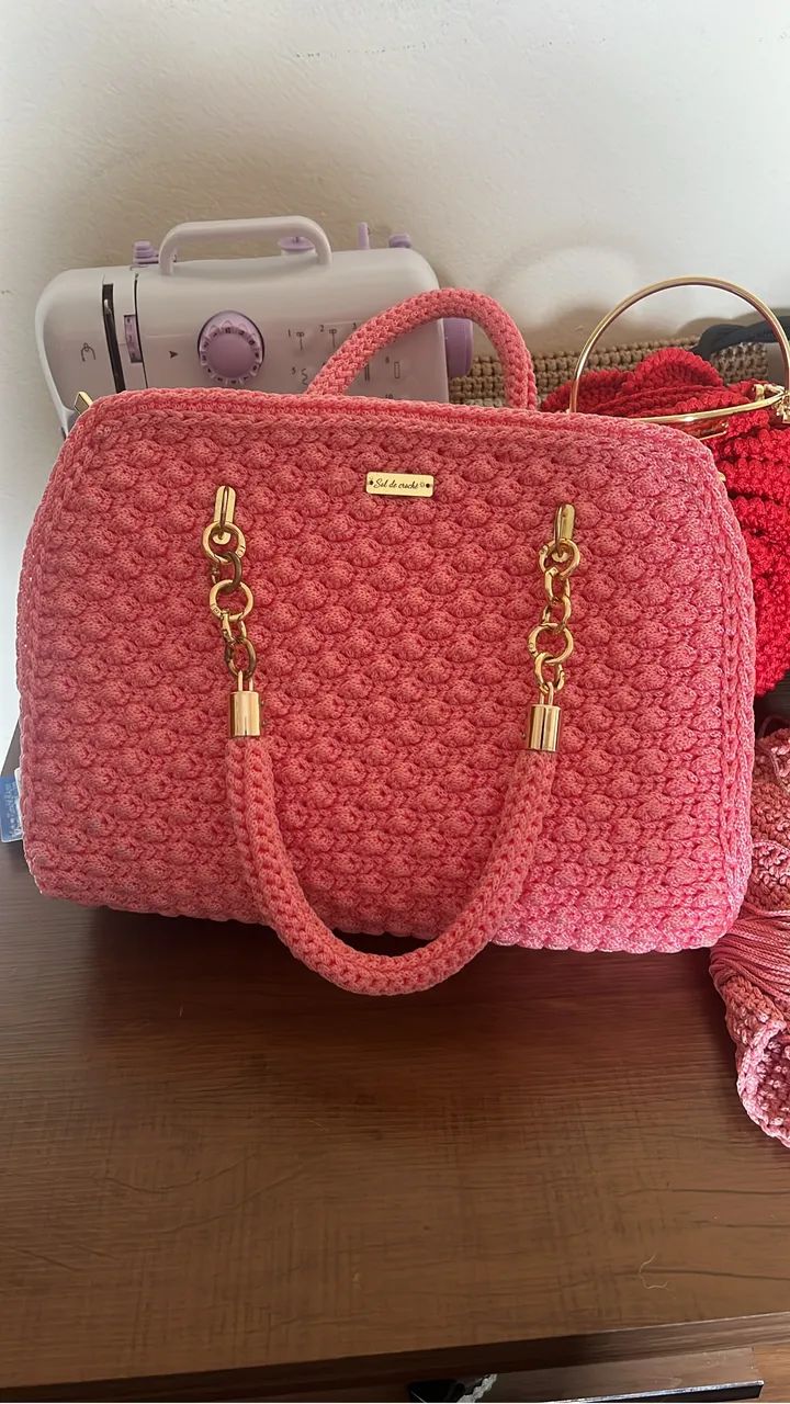 Bolsa em crochê Charlotte - Foto 2