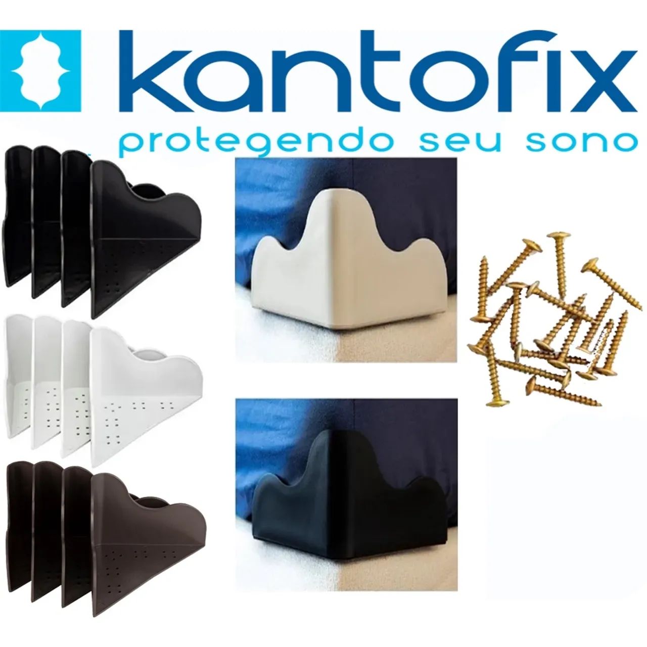 Cantoneiras para fixar colchões na cama box - Foto 3