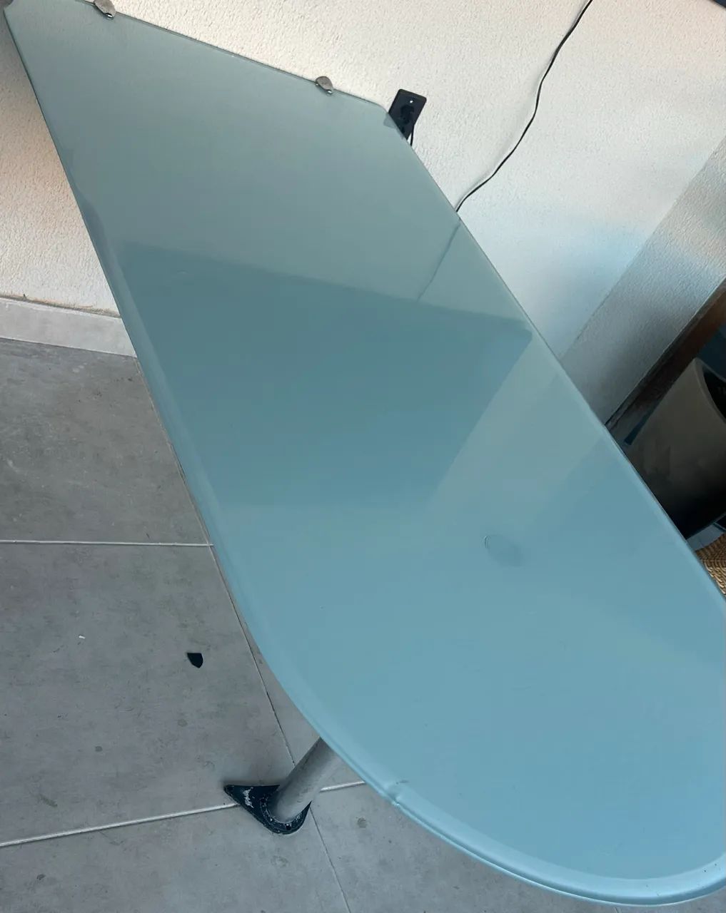 VENDO MESA DE VIDRO 1,76 X 82 - Foto 2