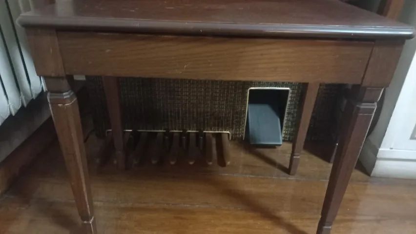 Órgão  wurlitzer com pedal e cadeira - Foto 3