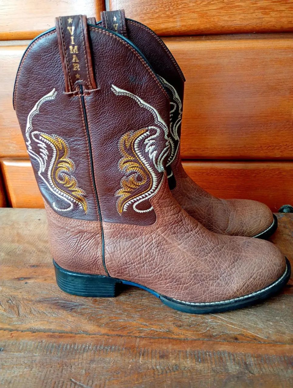Bota Texana Vimar cabeça de boi 42 - Foto 2
