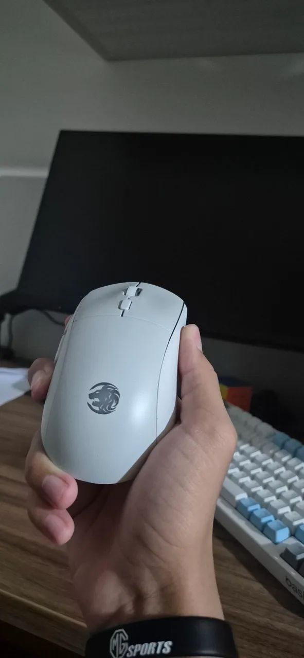 Mouse eweadn g301 com argb e com dpi (branco) - Foto 4