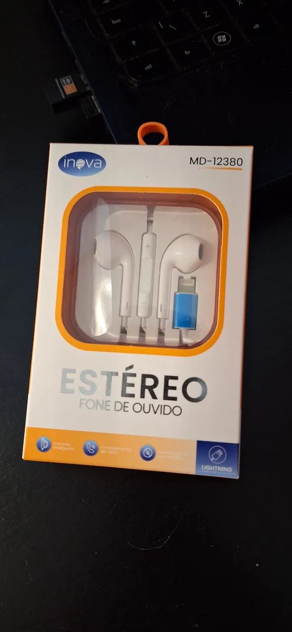 Fone para iPhone com microfone 
