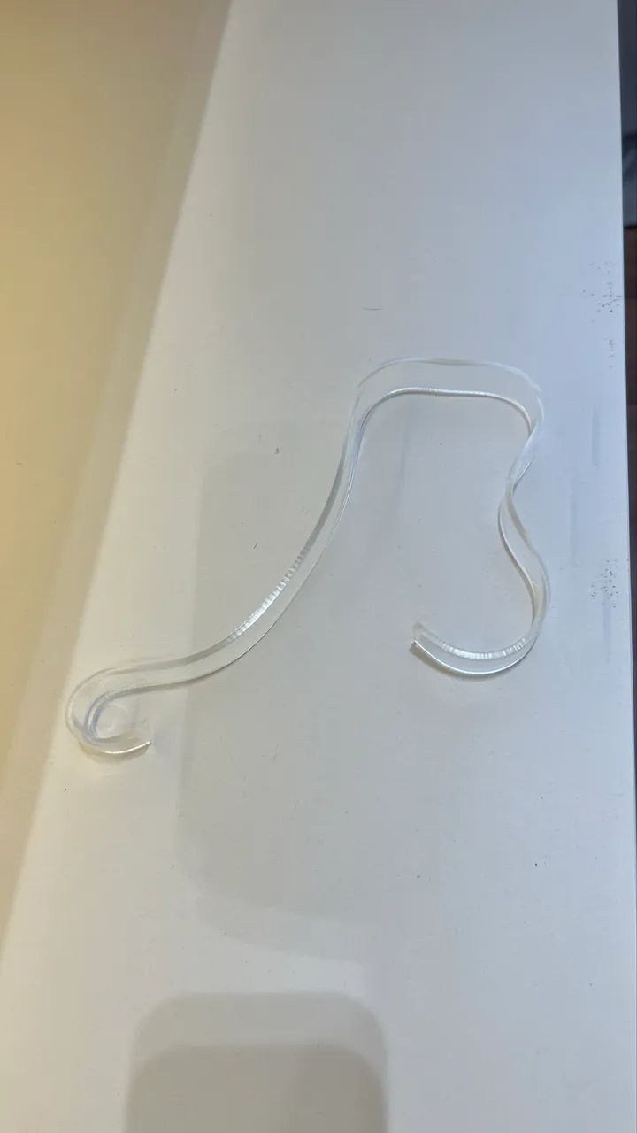 Suporte de acrílico para sapatos