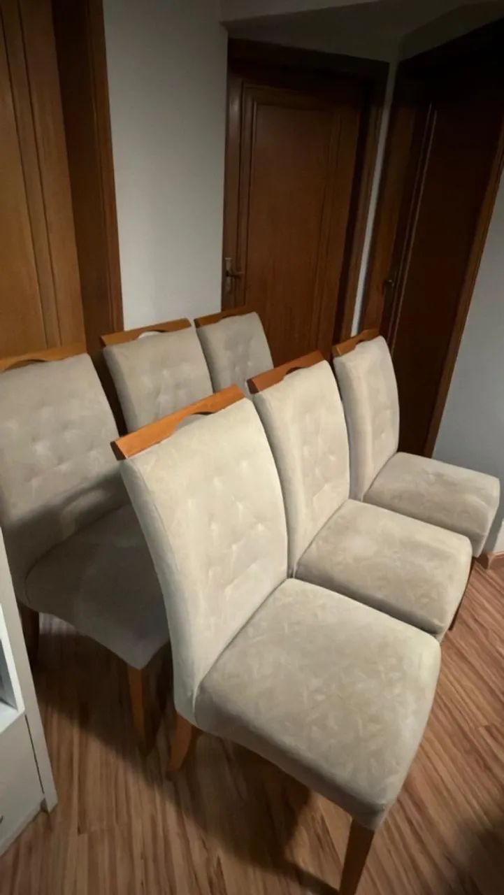 Conjunto 6 cadeiras sala jantar - Foto 5