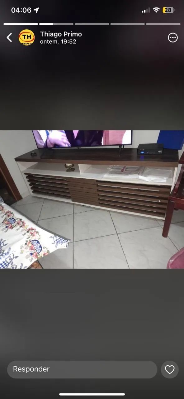 Vendo sofá cama e rack - Foto 2