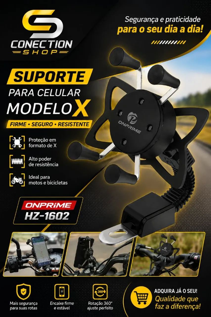 Suporte Celular Moto/Bike