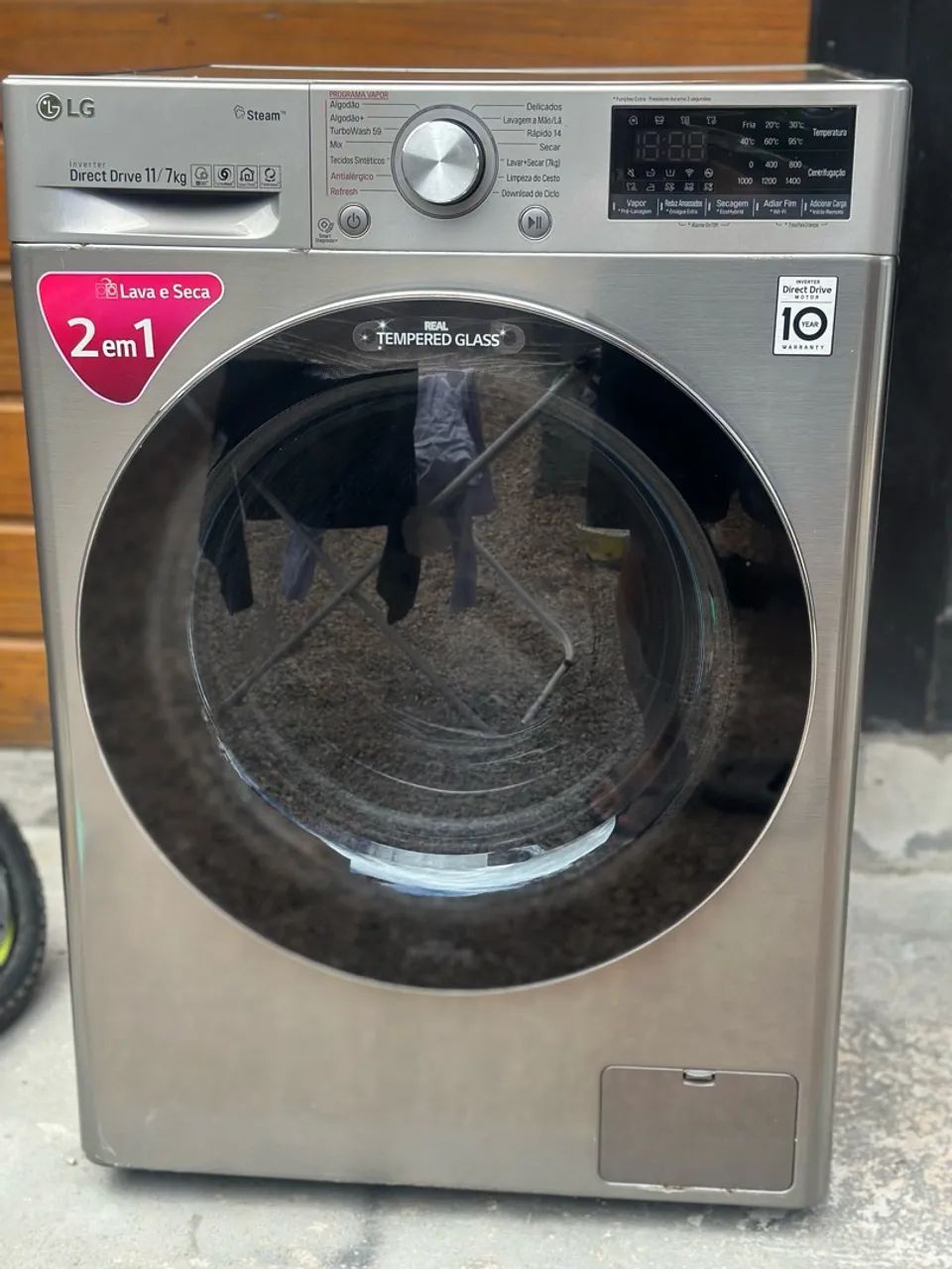 Lava e seca LG inox perfeita 