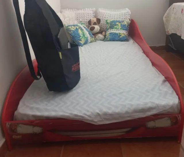 Cama infantil com colchão  - Foto 4