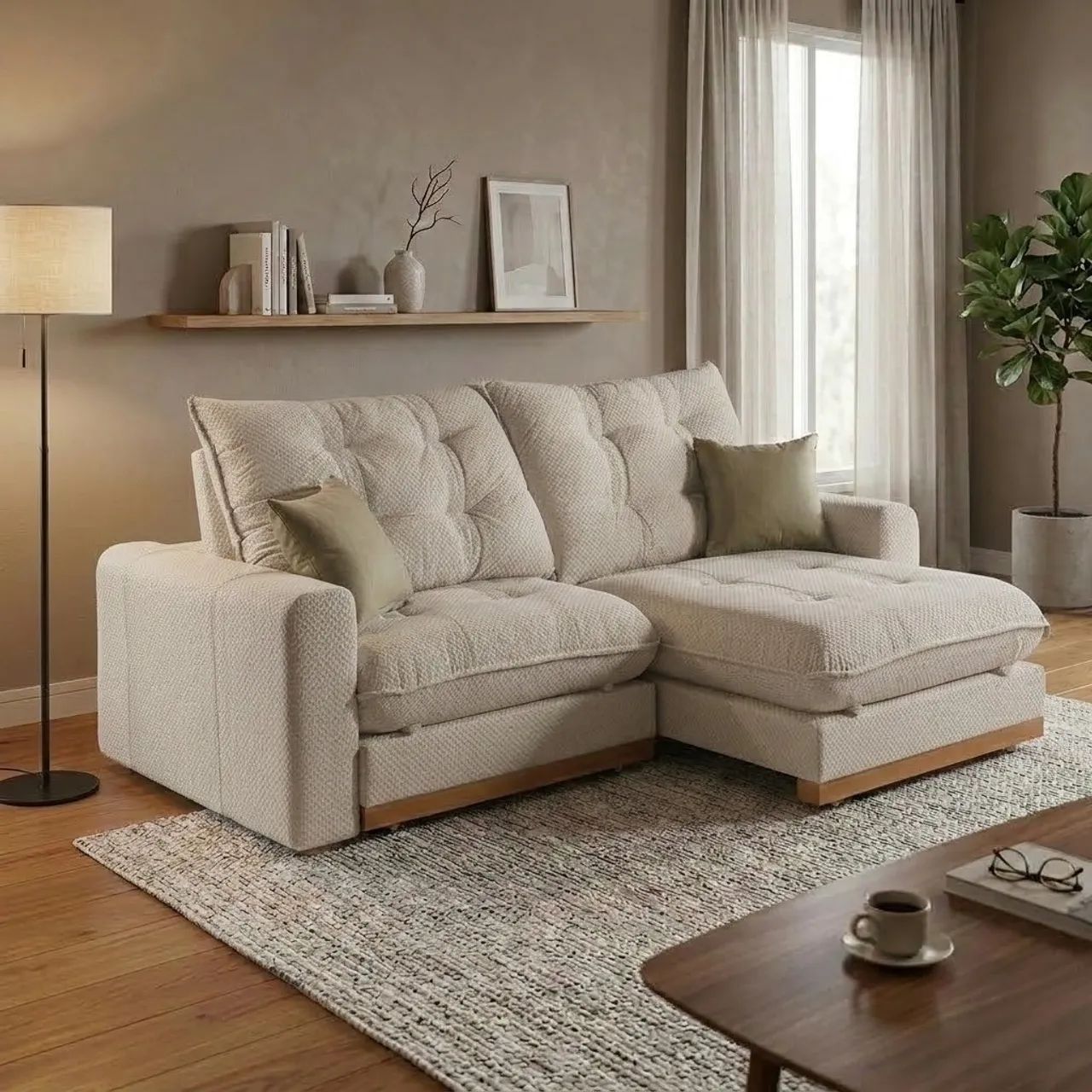 Sofá Retrátil e Reclinável 2,50m Texas Molas Ensacadas Super Luxo e Conforto tt443 - Foto 3