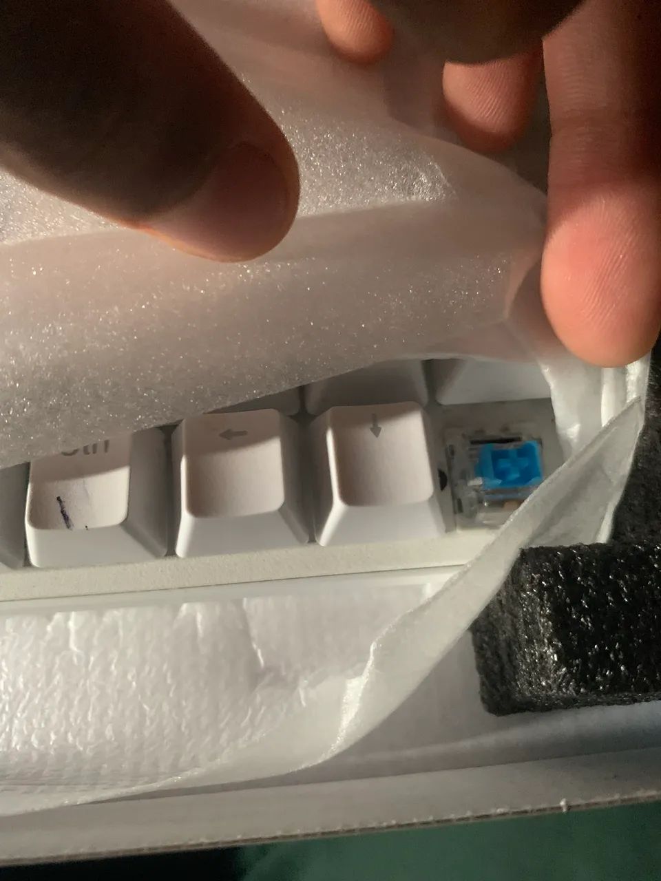 Teclado mecânico Switch azul - Foto 3