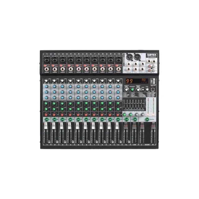 Mesa De Som Sotex 10 Canais 256 Multiefeitos 