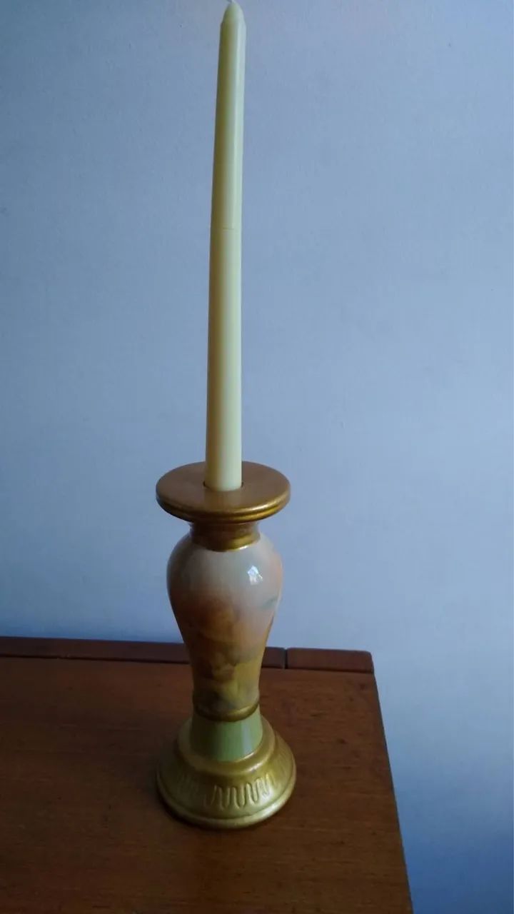Castiçal de louça  - Foto 2