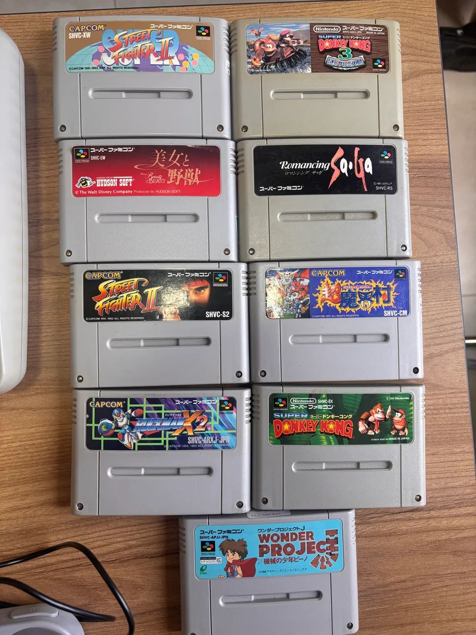 Coleção Super Famicom com 9 Jogos e 2 Controles - Foto 2